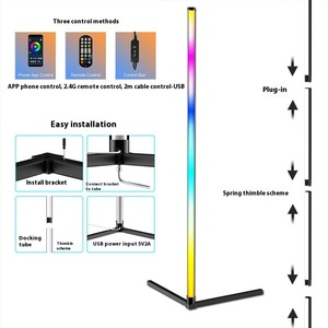 Bắc Âu dẫn đèn sàn cho qua biên giới cạnh tranh Nhà Thông Minh ánh sáng ban đêm điện nối cho phòng khách phòng ngủ bầu không khí - Product Image 5