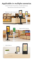 Système de point de vente (PDV) de bureau AWSTOUCH avec écran tactile de 21,5 pouces, kiosque avec fonctionnalités de libre-service et de commande automatique, SDK de paiement activé