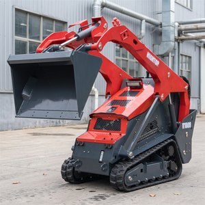 Minicargadora Compacta con Control por Joystick, Elevación de 2400 mm, Totalmente Hidráulica, Orugas de 1000 mm para Obras de Construcción - Product Image 1