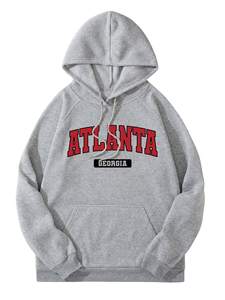 Sweat-shirts à capuche pour hommes, en coton/polyester, à manches longues, avec broderie, pour l'automne - Product Image 4