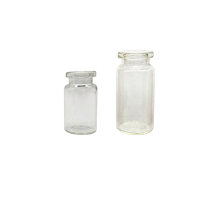 Flacons transparents 6ml 10ml de fiole pharmaceutique d'injection médicale flacons en verre Avec Bouchon À Vis - Product Image 1