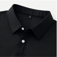 Snel drogende, vocht afvoerende golf poloshirts voor heren met aangepast logo, bedrijfsuniformen, bulkbestelling, populaire leverancier golfkleding
