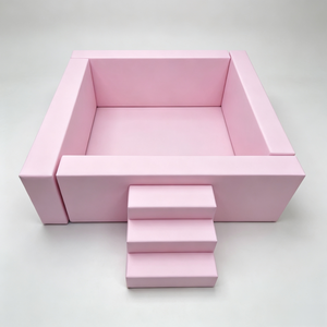 <span class=keywords><strong>Piscine</strong></span> à balles en mousse souple <span class=keywords><strong>marron</strong></span> et blanc pour enfants, équipement de jeu intérieur/extérieur pour la maison, les fêtes, la location et les maternelles - Product Image 2