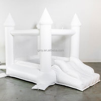 Petite maison de rebond, mini maison de rebond blanche pour les enfants