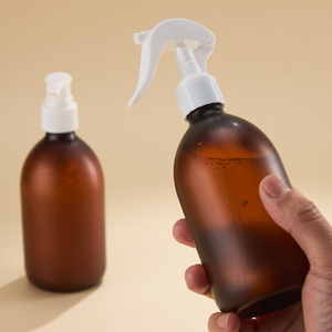 Botella de Spray de Plástico Transparente Ámbar Esmerilado de 300 ml para Fragancias, Botella para Solución <span class=keywords><strong>Insecticida</strong></span> Boston, Pulverizador de Líquido con Gatillo de 300 ml - Product Image 5