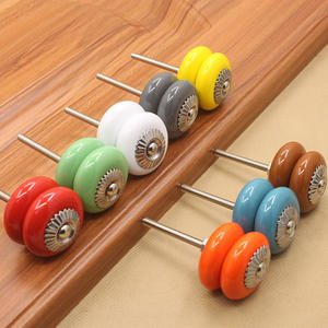 Poignées de meubles en céramique modernes pour commodes, armoires, cuisines, salons - Conception à trou unique, durables, installation facile - Product Image 1