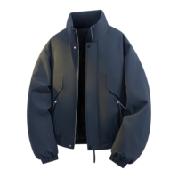 Veste d'hiver pour homme, coupe-vent, personnalisée, pour les sports de plein air, nouvelle tendance, légère, col montant, décontractée