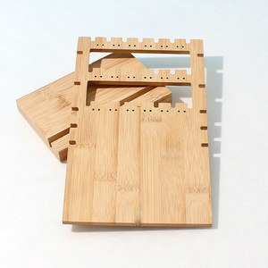 Expositor de Joyería de Pared con Forma Hexagonal, Hecho a Mano en Madera y Acrílico, Grabado, Reutilizable, con Temática de Amor, para Regalo de Aniversario, UIONEN - Product Image 5