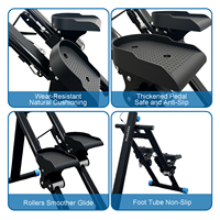 Nouveau Design Appareil de Fitness Complet pour la Maison : Simulateur d'Escalade, Stepper Léger et Pliable pour Affiner les Jambes, Réglable