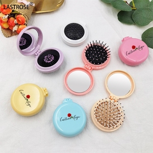 Mới Đến Lược Tóc Lược Nhà Sản Xuất Sang Trọng Bàn Chải Tóc Gấp Lược Túi Bàn Chải Tóc Với Sản Phẩm Gương Nhãn Hiệu Riêng - Product Image 6