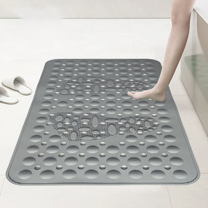 Tapis de douche antidérapant en caoutchouc de <span class=keywords><strong>silicone</strong></span>, tapis de sol doux pour massage, imperméable, sans odeur, tapis de salle de bain - Product Image 2