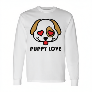 T-shirt à manches longues Puppy Love Dog Heart Eyes - Product Image 2