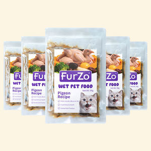 <span class=keywords><strong>อาหาร</strong></span>แมวแบบเปียกปรุงรสพิเศษ 90 กรัม ผสมเนื้อวัว เนื้อไก่ เนื้อนกพิราบ และเนื้อเป็ด ขนมแมวที่มีคุณค่าทางโภชนาการ - Product Image 2