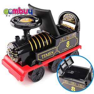 Train électrique pour enfants, chaise et lecteur de musique, musique, lumières, automobile avec piste - Product Image 5