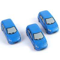 Jouet musical à pression en PU, modèle de voiture de dessin animé, mignon, mini, jouet éducatif pour l'éveil des enfants, modèle V547, utilisation intérieure, pour tout âge