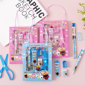 10 Piece High Quality Non-toxic DIY Price Cheap Kids Stationery <strong>Set</strong> Kids <strong>Stationary</strong> <strong>Set</strong> a Sschool Supplies - Product Image 3