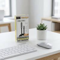 Caja de Embalaje de Cartón Premium con Logotipo Personalizado Impreso para Cable de Datos USB, Precio de Fábrica, Venta al Por Mayor, Producto Más Vendido
