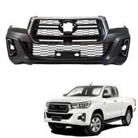 Ensemble de pare-chocs avant avec feux antibrouillard pour Toyota Hilux Rocco Body Kit Revo 2018+, couvercle de pare-chocs avant, calandre, pièces de carrosserie automobile