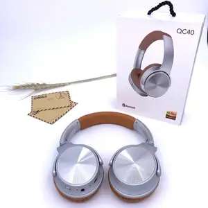 Pabrik Grosir Elektronik Nirkabel Olahraga Headset QC40 Gaming Musik Headphone