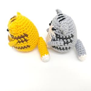Gato <span class=keywords><strong>de</strong></span> ganchillo positivo Mini Animal Regalos <span class=keywords><strong>de</strong></span> apoyo emocional Muñeca <span class=keywords><strong>de</strong></span> punto hecha a mano inspiradora Regalos <span class=keywords><strong>de</strong></span> gatos <span class=keywords><strong>de</strong></span> ganchillo motivacionales - Product Image 5