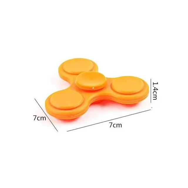 Xinmei Toys 2022 Fidget Spinner three-leaf gyro finger toys pressure relief creative toys color finger gyro supported OEM & ODM