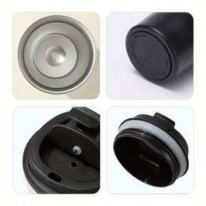 Gobelet isotherme à double paroi en acier inoxydable avec logo personnalisé, 500 ml, tasse à café de voyage, 17 oz, tasse à café isolée sous vide, thermos - Product Image 3