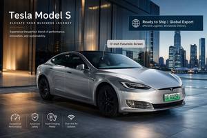 รถยนต์ไฟฟ้า <span class=keywords><strong>Tesla</strong></span> Model S 2017 75 Pure Electric Sedan พวงมาลัยซ้าย มือสอง พร้อมส่ง ระบบขับเคลื่อนอัตโนมัติ ชาร์จเร็ว - Product Image 3