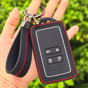 <span class=keywords><strong>Porte</strong></span>-clés en silicone pour Renault Austral Captur Arkana Koleos Zoe Scenic <span class=keywords><strong>Dacia</strong></span> Sandero Duster Logan Jogger Kadjar Clio Megane - Product Image 1
