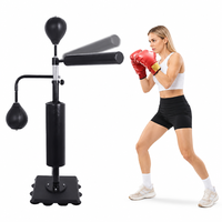 Barre de réflexe de boxe sur pied la plus vendue, barre de vitesse/réflexe de boxe avec logo personnalisé, barre de réflexe de boxe sur pied