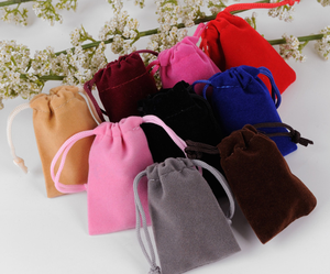 Borsa personalizzata per imballaggio di gioielli con coulisse in velluto marsupio zaino con borsa a tracolla - Product Image 6