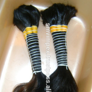 Cheveux humains indiens en vrac bruts non transformés. Nouveau produit Hotselling 100% tissage de cheveux indiens bruts naturels, vente en gros de cheveux indiens - Product Image 6