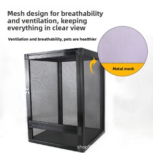 Terrarium pour reptiles détachable en alliage d'aluminium ventilé <span class=keywords><strong>PAYI</strong></span> pour animaux de compagnie, idéal pour caméléons, lézards et serpents – Idéal pour l'exportation - Product Image 2