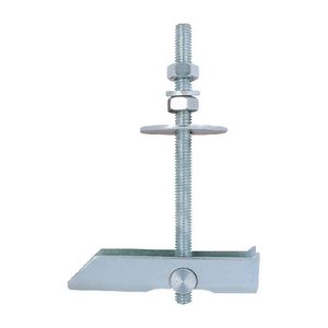 Ancre métallique avec barre filetée M8x100, trou 20 pour boulons de porte et de fenêtre - Product Image 1