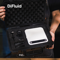DiFluid BCS TDS Refractometer Ti White Coffee Scale Set Espresso Brewing Scale with App for Coffee Training Teaching Demo