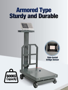 <span class=keywords><strong>600kg</strong></span> LED 디스플레이 코코아 원형 플랫폼 침대용 계량 저울 - Product Image 6