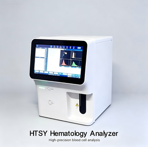 Analyseur d'hématologie vétérinaire HTSY, machine d'analyse des cellules sanguines, analyseur CBC, analyseur WBC, analyseur d'hématologie avec auto-recharge - Product Image 1