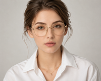 Montures optiques métalliques pour jeunes les plus populaires, design en acier inoxydable HG7117, lunettes de forme œil-de-chat