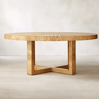 Ensemble de table à manger de luxe Ensemble de table à manger ronde Accessoires de meubles de maison