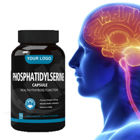 SPL OEM Phosphatidylsérine naturelle de tournesol, complément cérébral, nootropique, vitamine B12, capsules de phosphatidylsérine