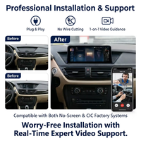 Radio para Auto Android con Qualcomm Snapdragon de 10.25 Pulgadas para BMW X1 E84 2009-2015, Reproductor Multimedia de Video, Navegación GPS, CarPlay