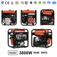 Hot Sale Ac Silent Mini Camping 3500w 230v 50hz Tragbarer Benzin-Wechsel richter Benzin generator für Camping