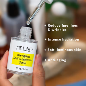 Sérum de Veneno de Abelha de Baixa Concentração OEM, Firmador Anti-Rugas, Sérum Facial à Base de Água com Peptídeos, Cuidados com a Pele para 40+ - Product Image 3