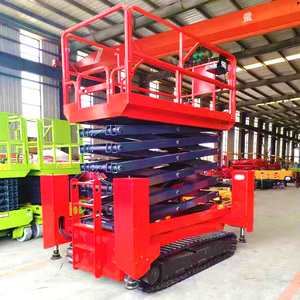 Gratis pengiriman CE/ISO 6m 8m 10m 12m 14m listrik ponsel Self-propelled mobil hidrolik udara mengangkat gunting Platform - Product Image 5