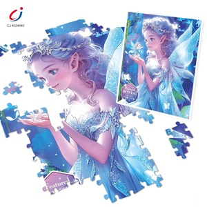 Chengji <span class=keywords><strong>100</strong></span> pezzo <span class=keywords><strong>puzzle</strong></span> <span class=keywords><strong>puzzle</strong></span> set per bambini educativi fai da te assemblaggio glitter principessa <span class=keywords><strong>100</strong></span> pezzi - Product Image 1