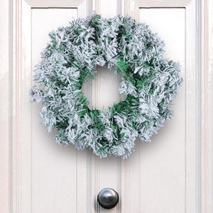 Guirnaldas navideñas al por mayor, nuevo estilo, de PVC con efecto nieve, de ratán, para escaparates de centros comerciales, decoración navideña colgante - Product Image 6