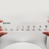 Guidelines de taille de diamants pour la mesure en bijouterie : 11 formes, guide de taille CZ, plateau de présentation, démonstration de diamants