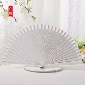 Abanico Plegable de Bambú Pintado a Mano, Estilo Retro Vintage Japonés, Portátil, para Mujer, Diseño de Olas - Product Image 6