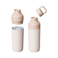 Borraccia Termica in Acciaio Inox per Logo Personalizzato, Adulti, Scuola, Palestra, Sport, Senza BPA, Doppia Parete Isolante