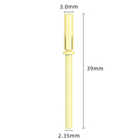 Broca de mandril de 3/32 pulgadas de colores, fácil de quitar, rosa, de 3 mm, de aleación de titanio y carburo, profesional, de alta velocidad, para taladro eléctrico de manicura
