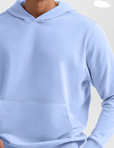 Sweat à capuche zippé pour homme, coupe classique, en tissu tricoté polyester/coton épais, avec impression en relief personnalisée, collection automne, ODM de haute qualité - Product Image 4